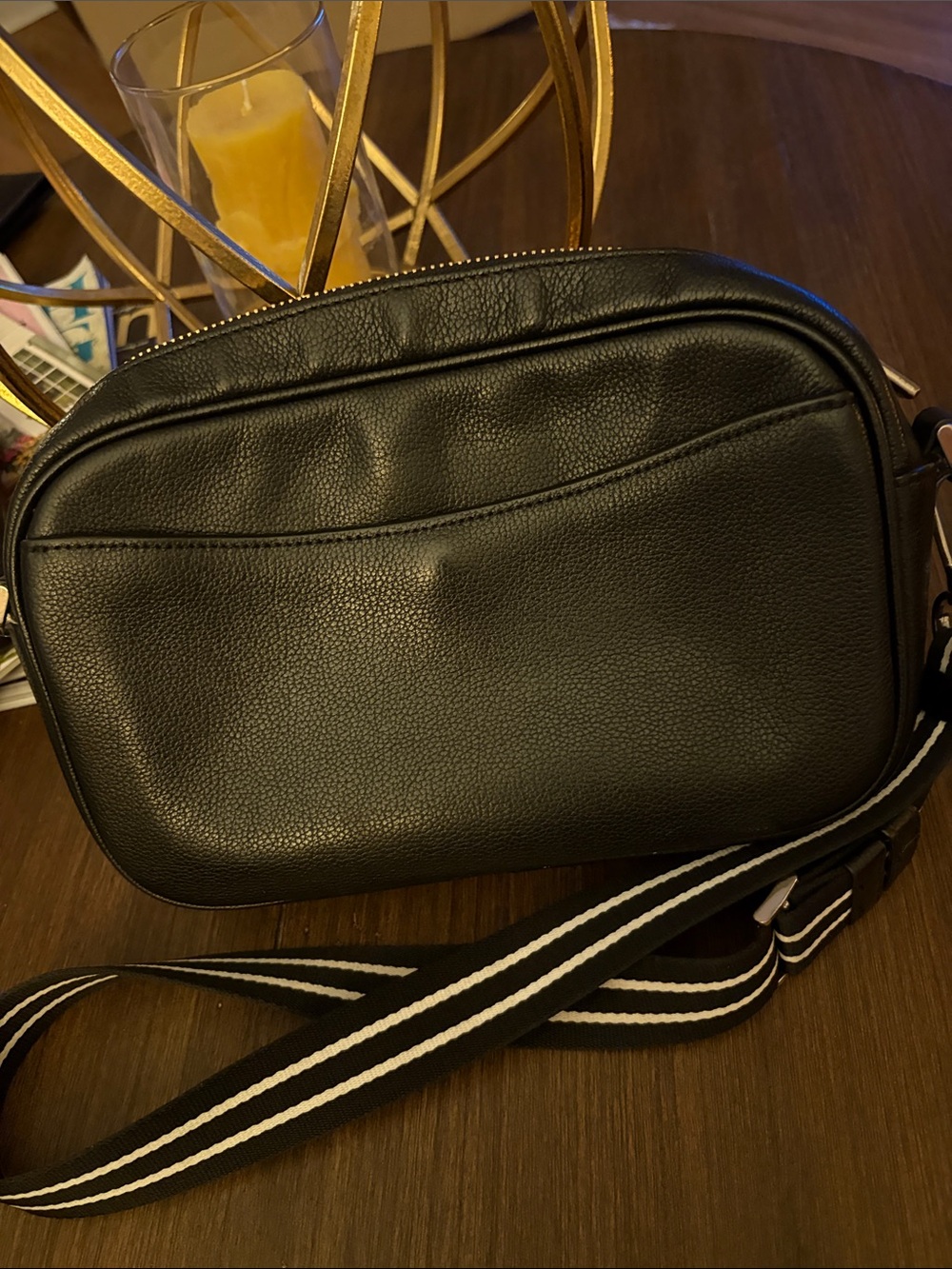 Kate Spade Rosie Pebbled Leather Flap Camera Bag w/Guitar Strap - Picture 4 of 6